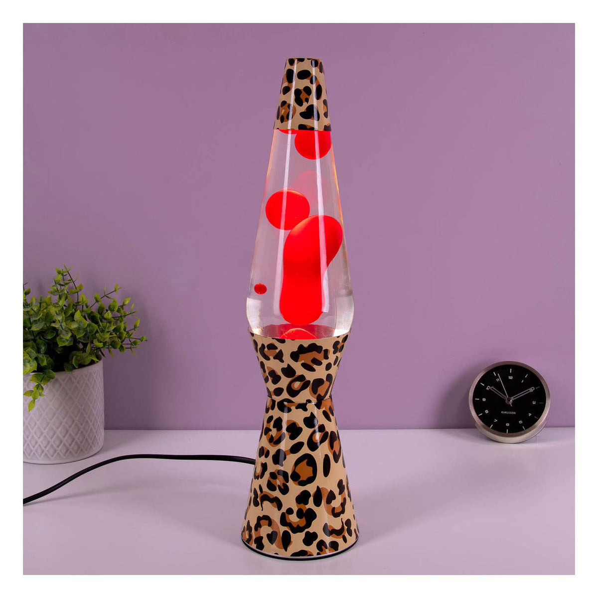 Fisura lampe à lave balle léopard