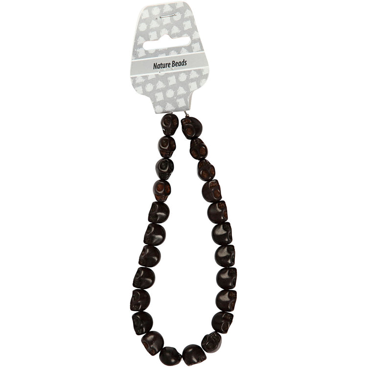 Creativ company howlite, d 12 mm, diamètre du trou 1,5 mm, noir, 32 pièces 1 boîte