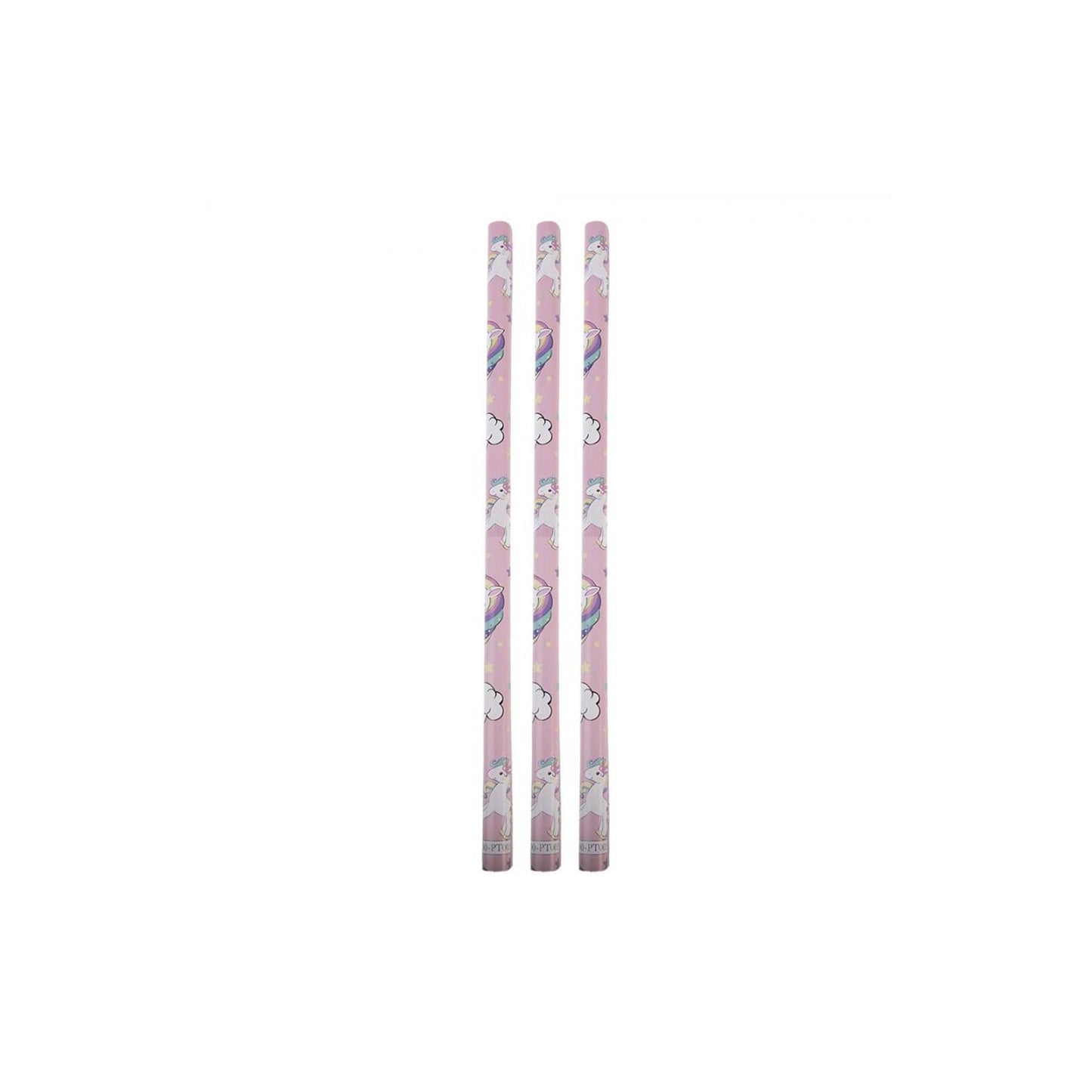 Clayre eef papier cadeau 50x75 cm 3 rouleaux licorne