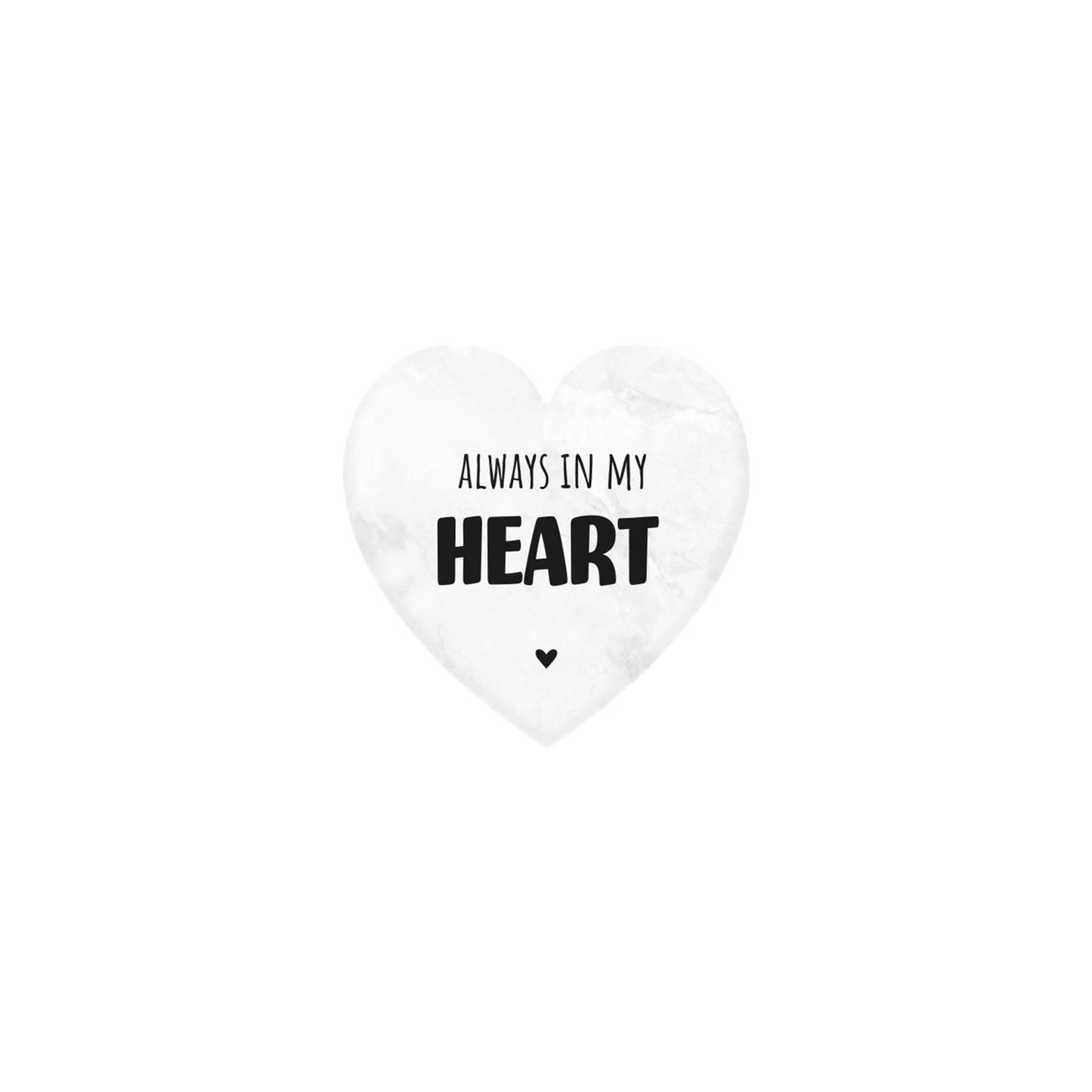 Coeur en marbre Paperdreams - dans mon coeur