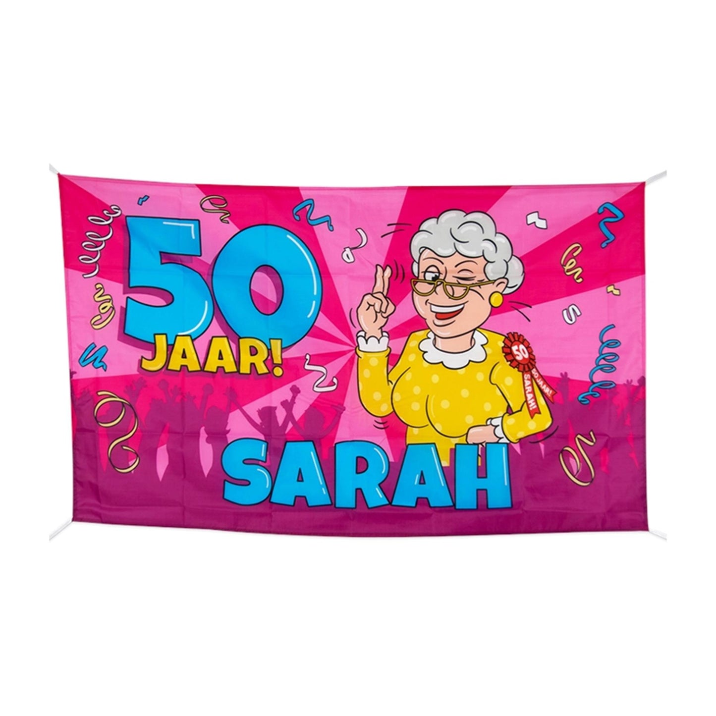 Paperdreams drapeau de façade xxl dessin animé sarah