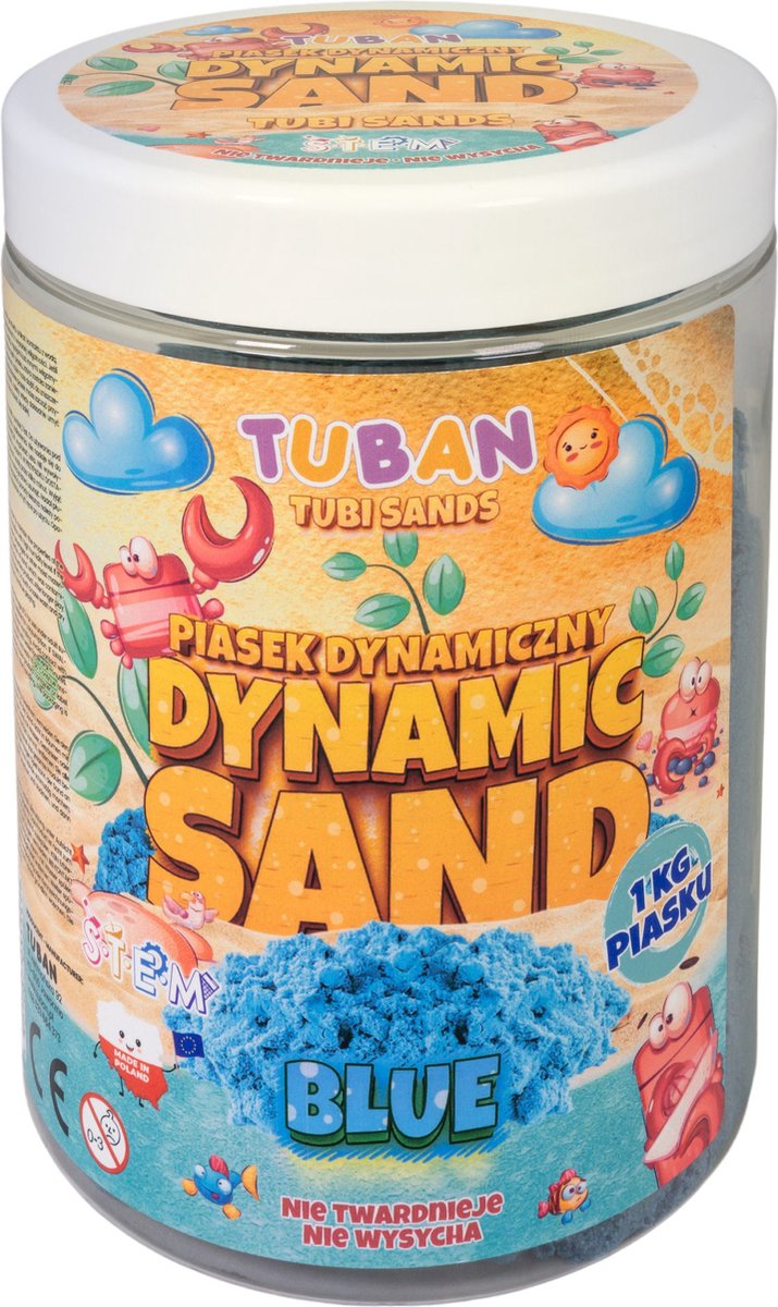Tuban - sable dynamique - sable de jeu - bleu 1 kg