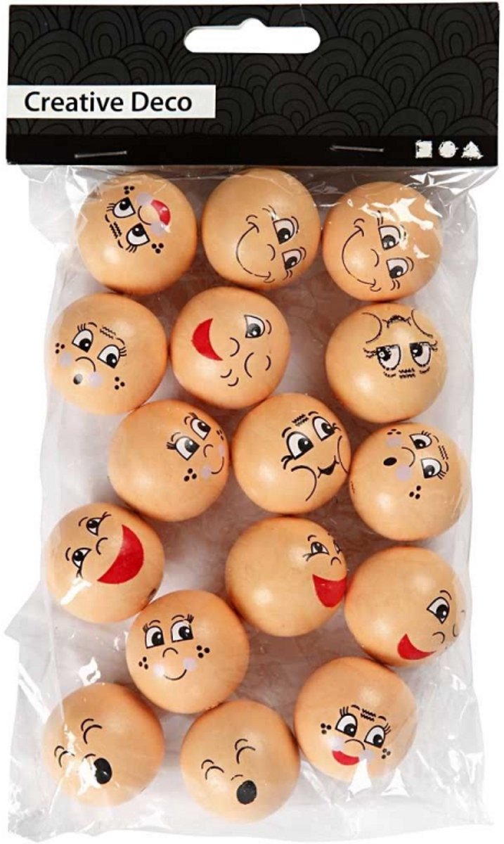 Têtes d'entreprise Creativ, d 30 mm, beige clair, 16 pièces 1 boîte