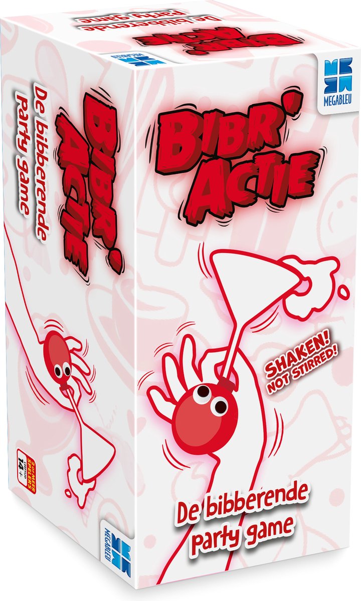Megableu bibr'actie - jeu d'ambiance hilarant avec des défis frissonnants - jeu d'action pour famille et amis - 2 à 6 joueurs - à partir de 14 ans