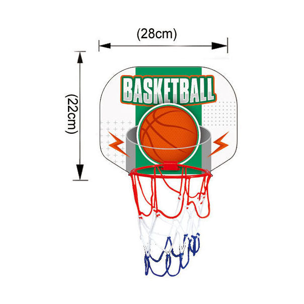 Planche de basket avec balle
