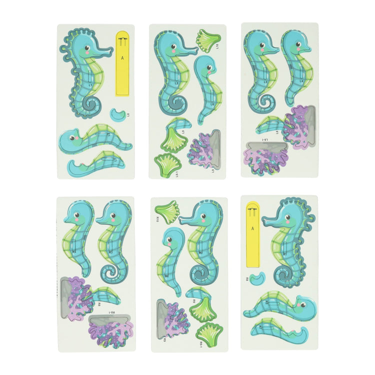 Puzzle modèle 3D DIY - hippocampe