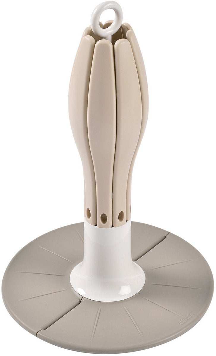Béaba casier à biberons - égouttoir pliable - égouttoir hygiénique compact pour biberons - pour 8 accessoires biberons - beige
