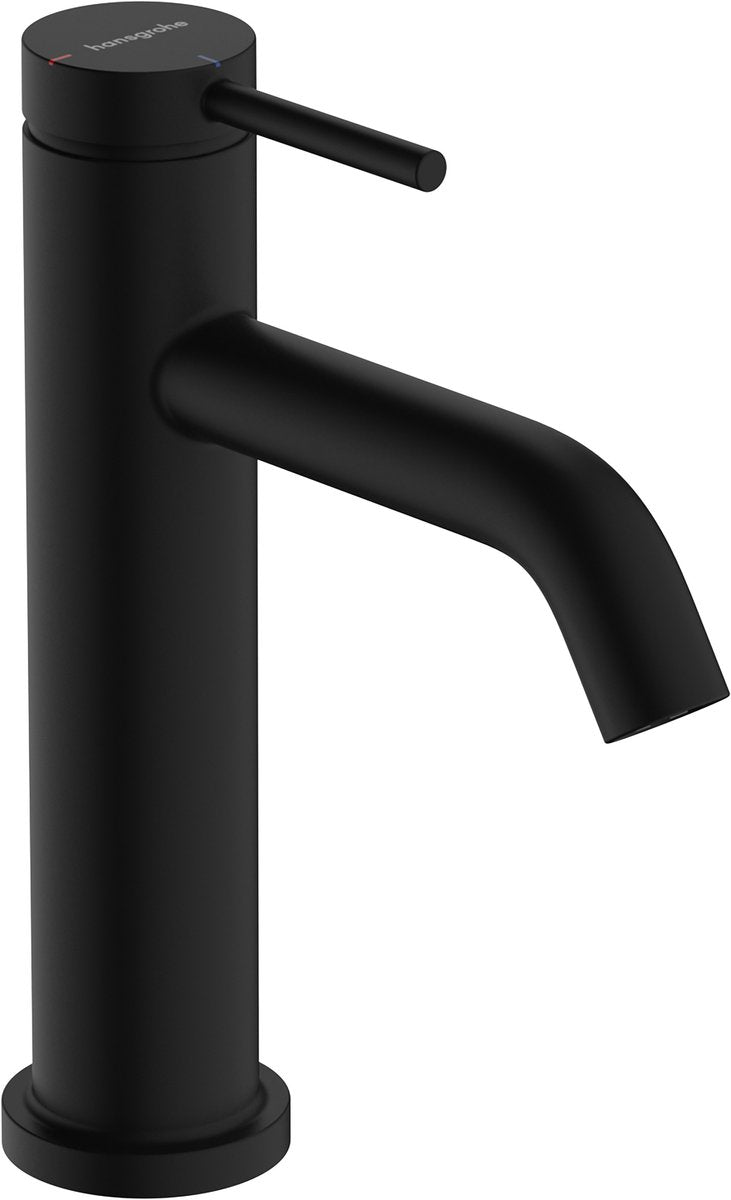 Hansgrohe tecturis s - robinet de lavabo - commande à levier unique - démarrage à froid, économie d'énergie - sans vidage - taille 110 mm - noir mat