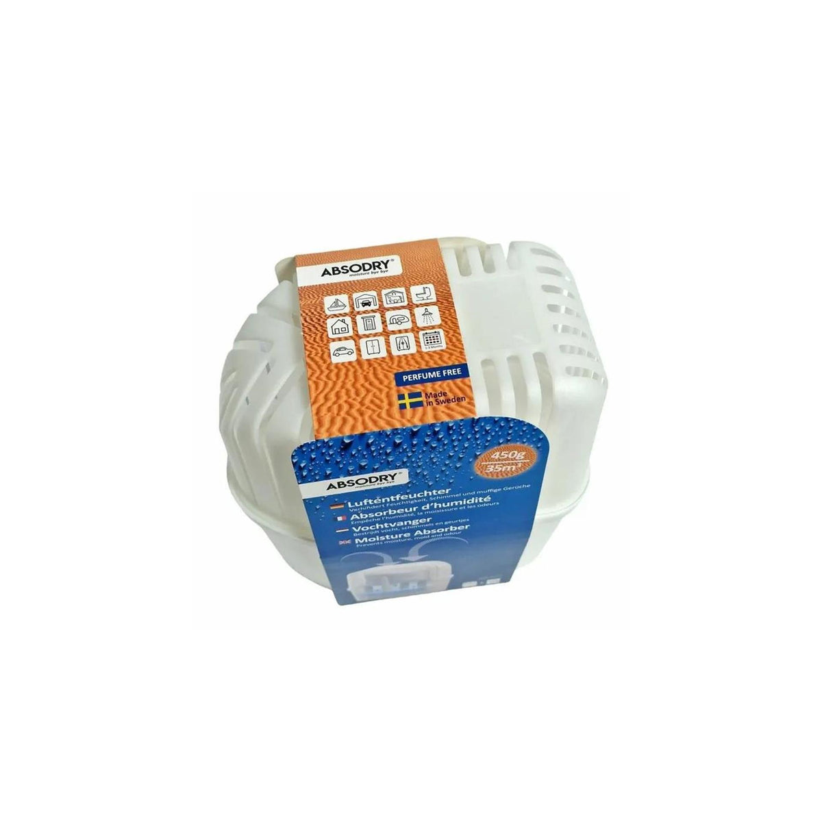 Absodry absorbeur d'humidité + recharge 450gr