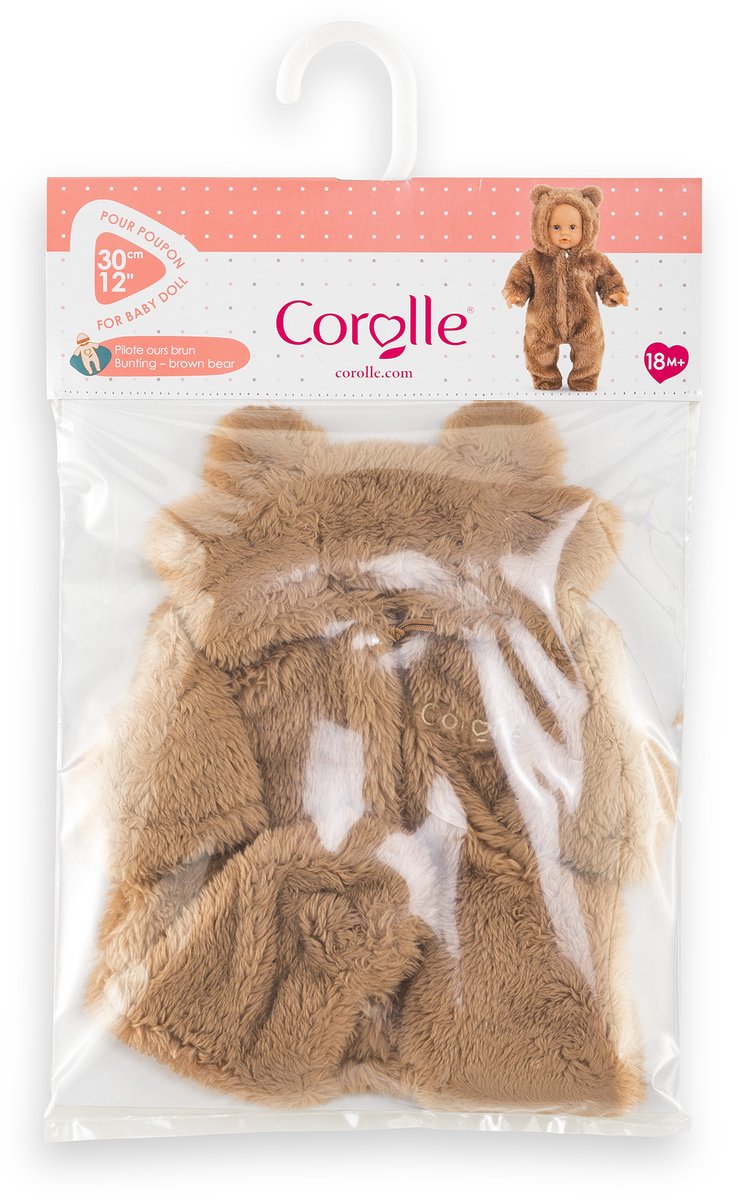 Combinaison Corolle ours brun bruant - 30cm