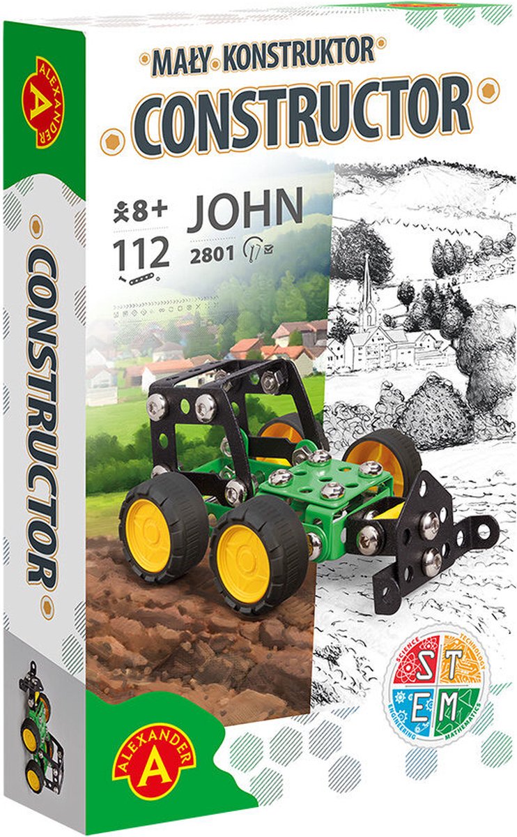 Constructeur de jouets Alexander - John (pelle à neige) - 112 pcs