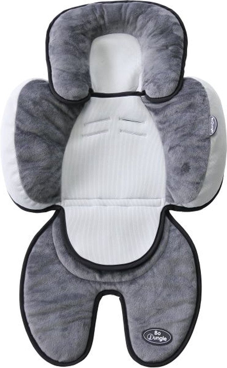 Bo jungle b-snooze gris-noir oreiller universel 3 en 1