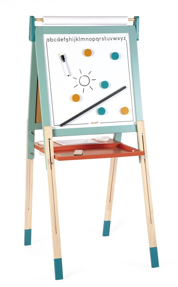 Janod - tableau magnétique réglable tableau noir