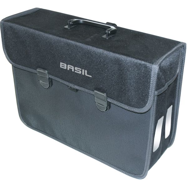 Basil Malaga XL - sacoche pour vélo, unisexe, noir