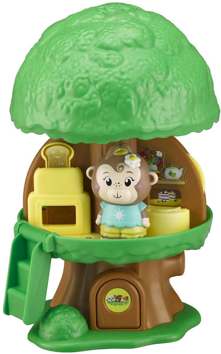 Klorofil l'arbre de jeu magique – édition de poche – coffret de jeu compact comprenant 1 figurine de la famille des singes