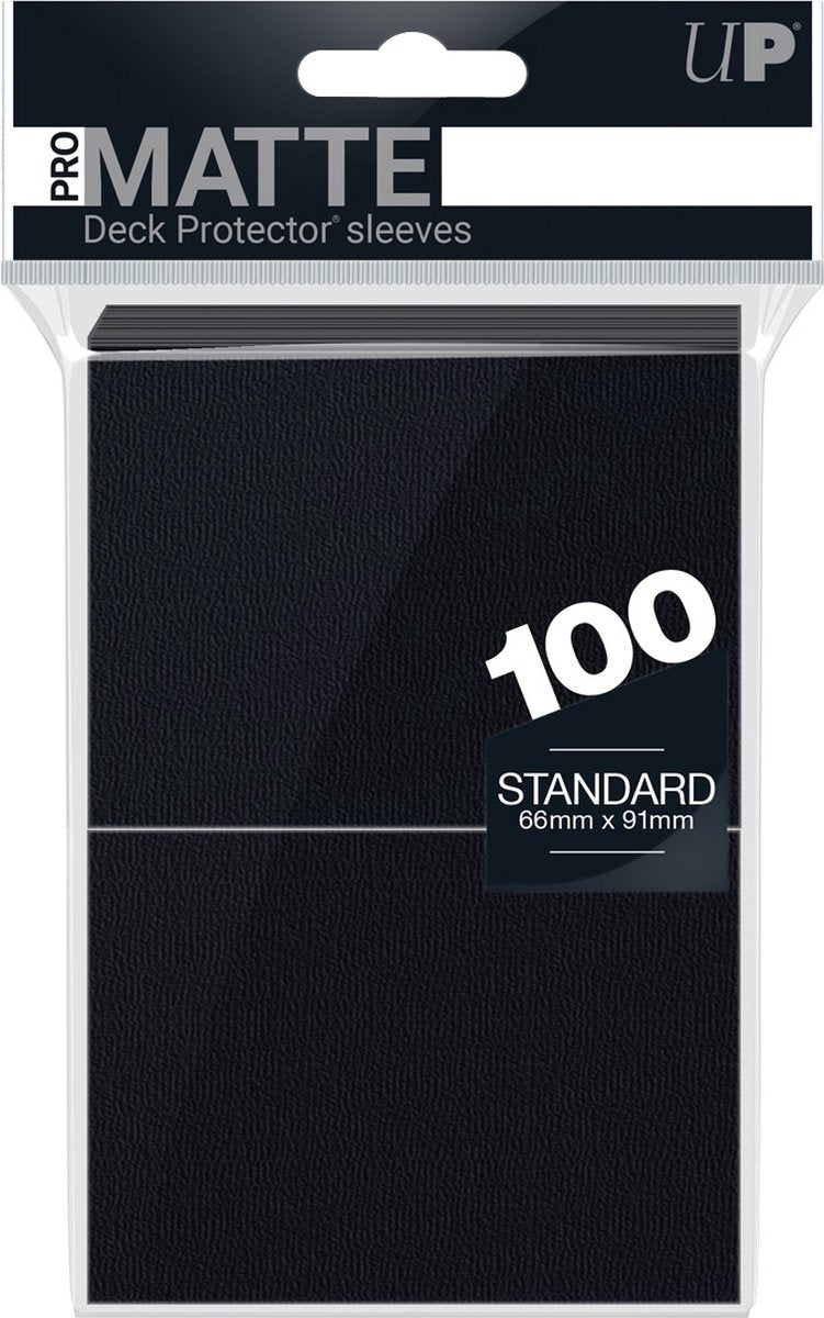 Pochettes de protection de pont Ultrapro 100 standard pro-mattes (noires)