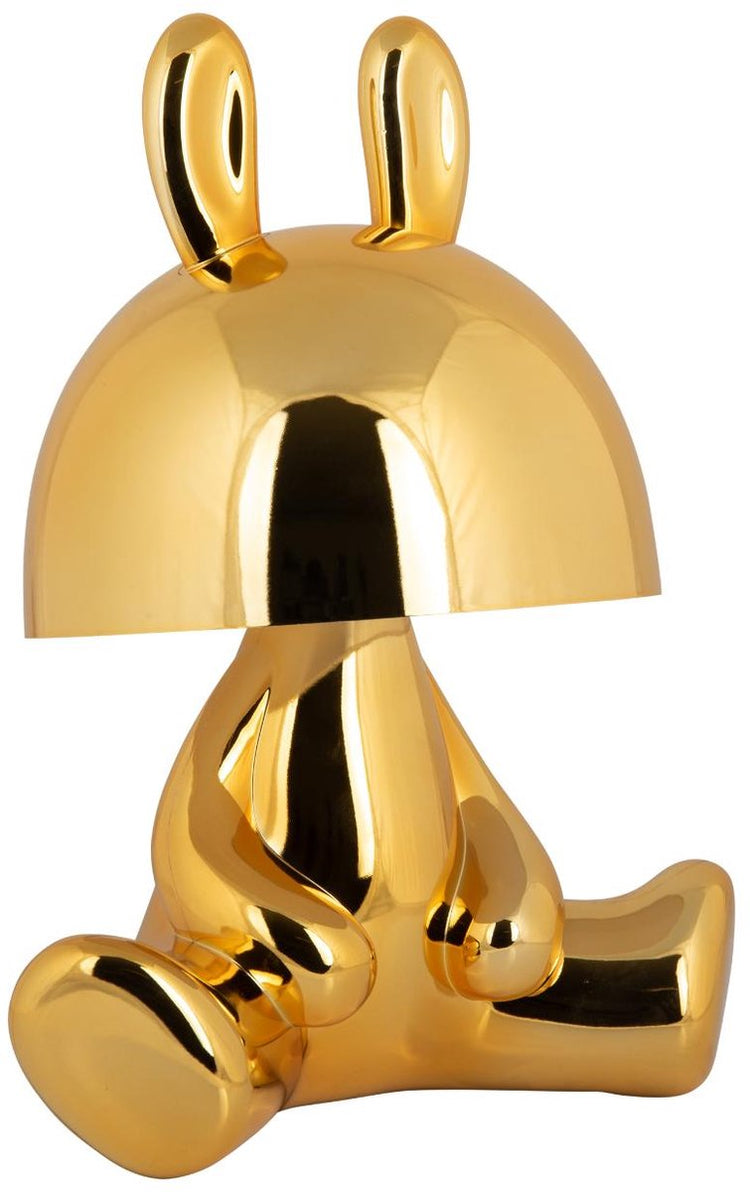 Leitmotiv lampe de table lapin LED - doré doré - 22x17x27cm - scandinave