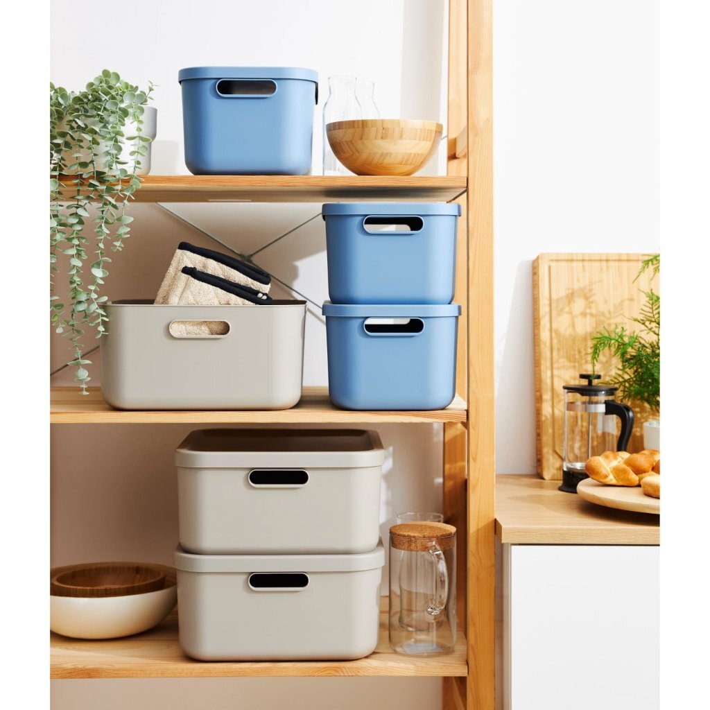 Rotho Decoration Storagebox Albula Light 12 L Horizon Bleu