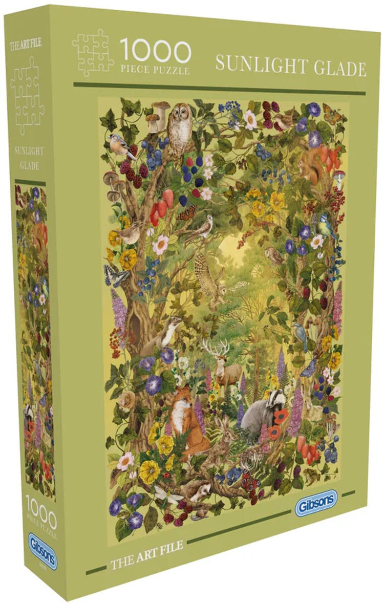 Gibsons - ouverture de forêt ensoleillée (le fichier d'art clairière du soleil) - le fichier d'art - 1000 pièces - 49×68cm - puzzle pour adultes