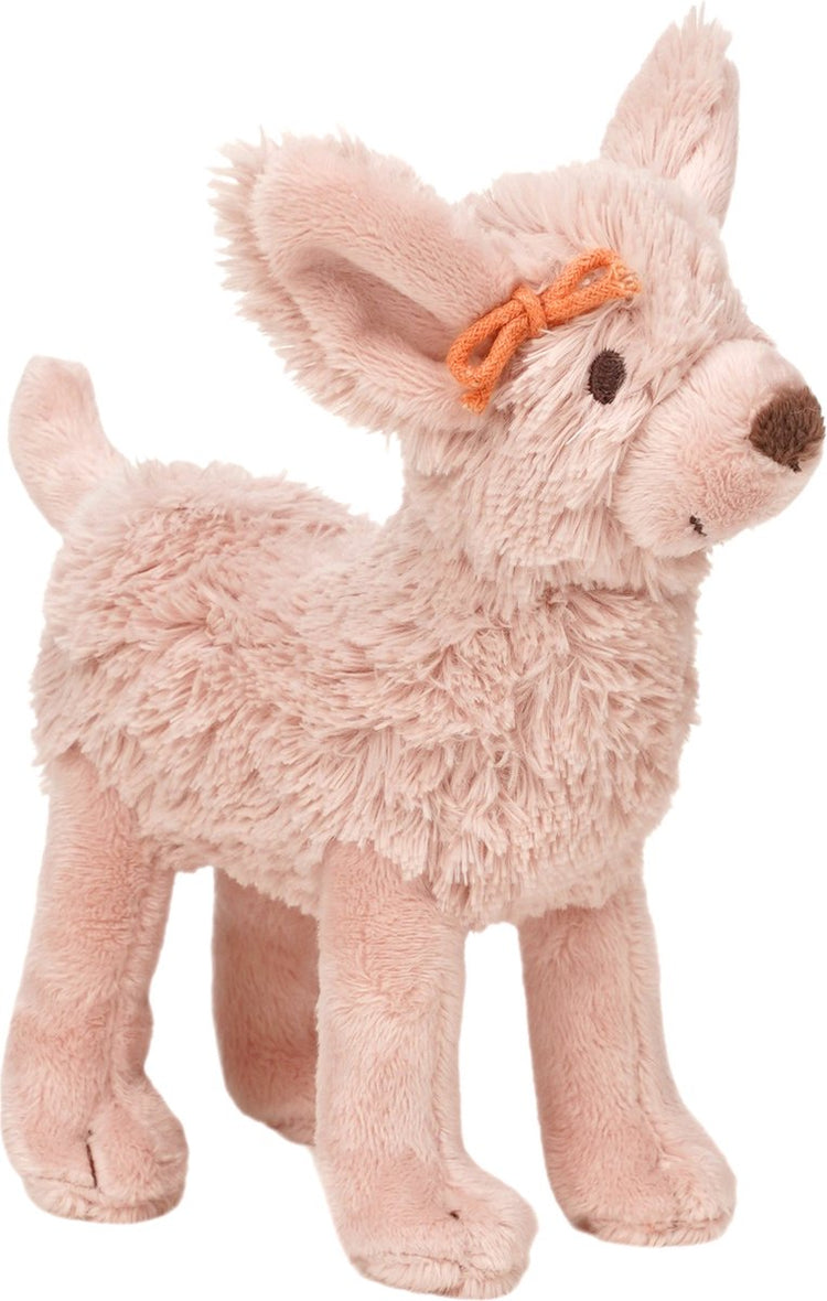 Happy horse chien dana peluche 15 cm - rose - peluche bébé