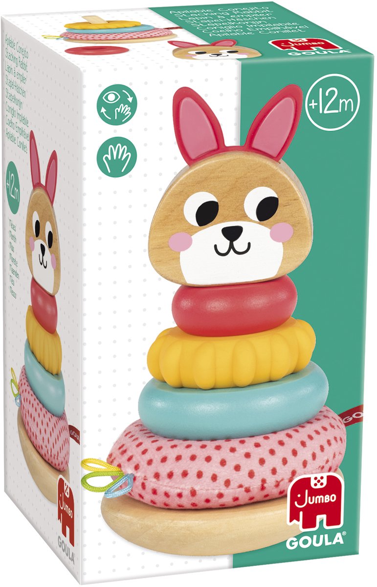 Jumbo - goula - lapin à empiler - jeu éducatif