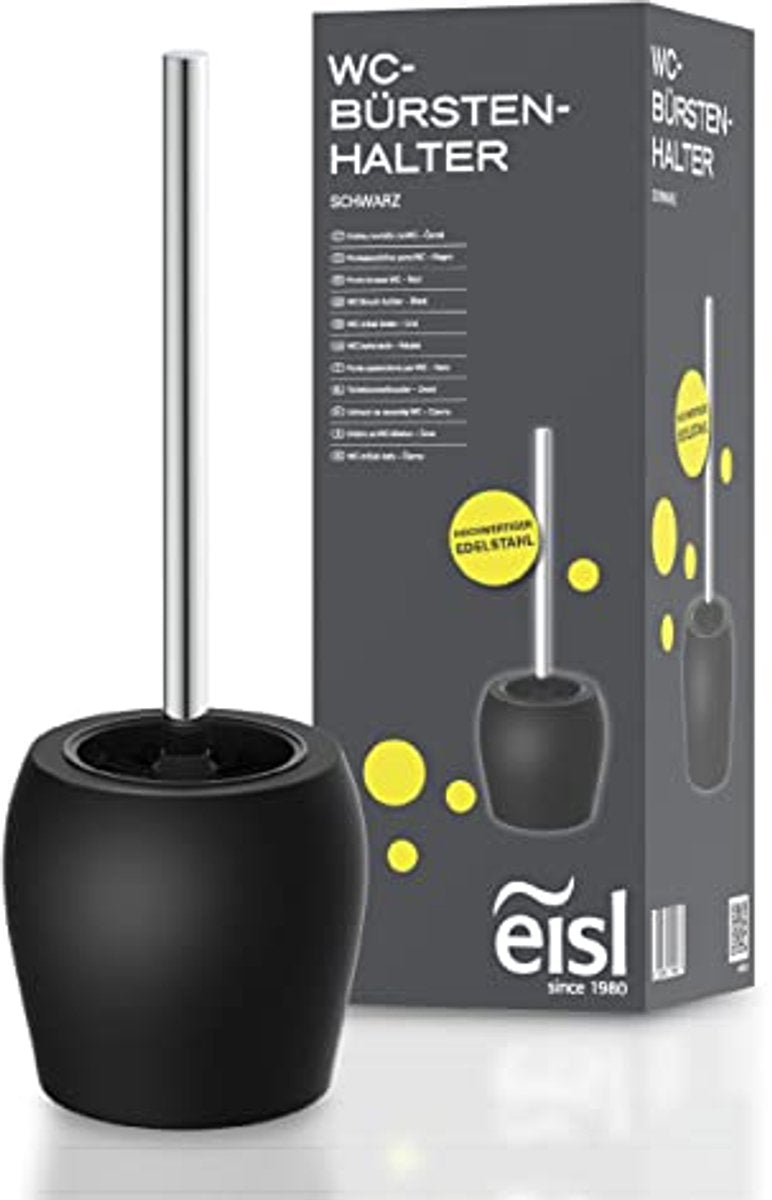 Porte-brosse de toilette Eisl - noir