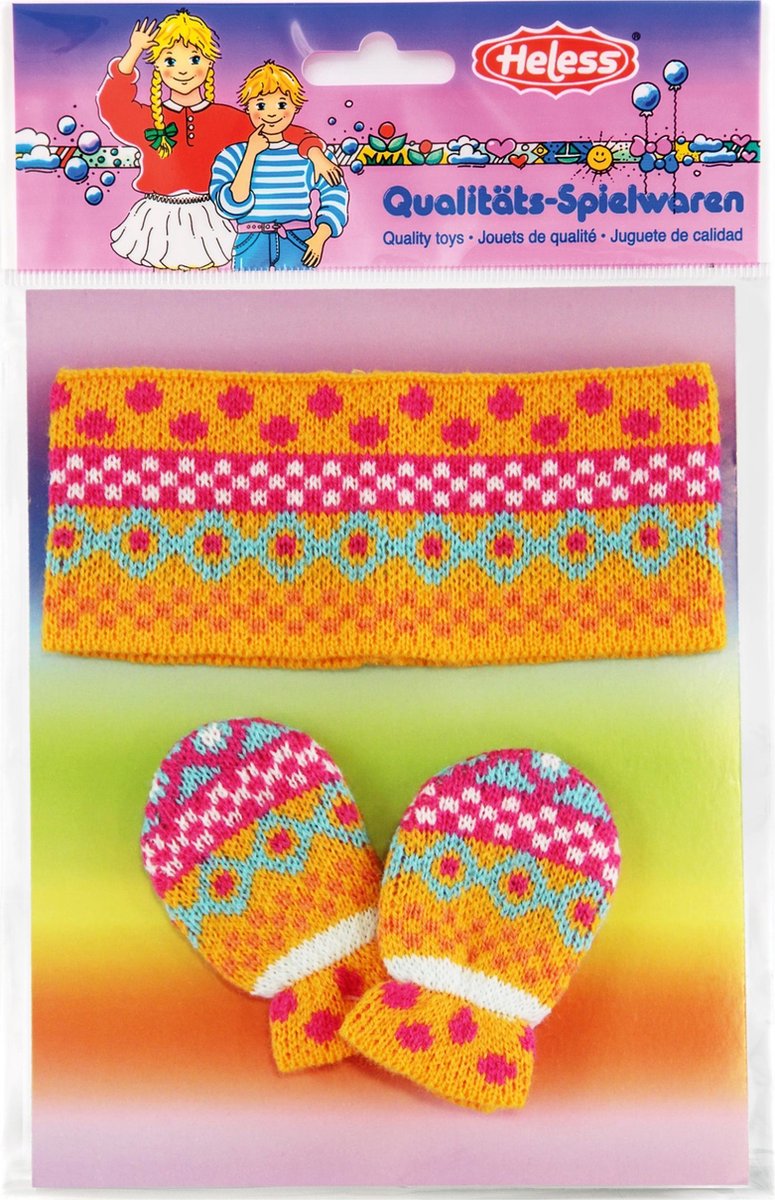 Bandeau de poupées avec mitaines, 35-45 cm