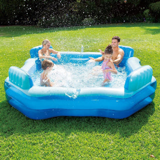 Vagues d'été de la piscine de natation confort 267 x 267 x 66 cm