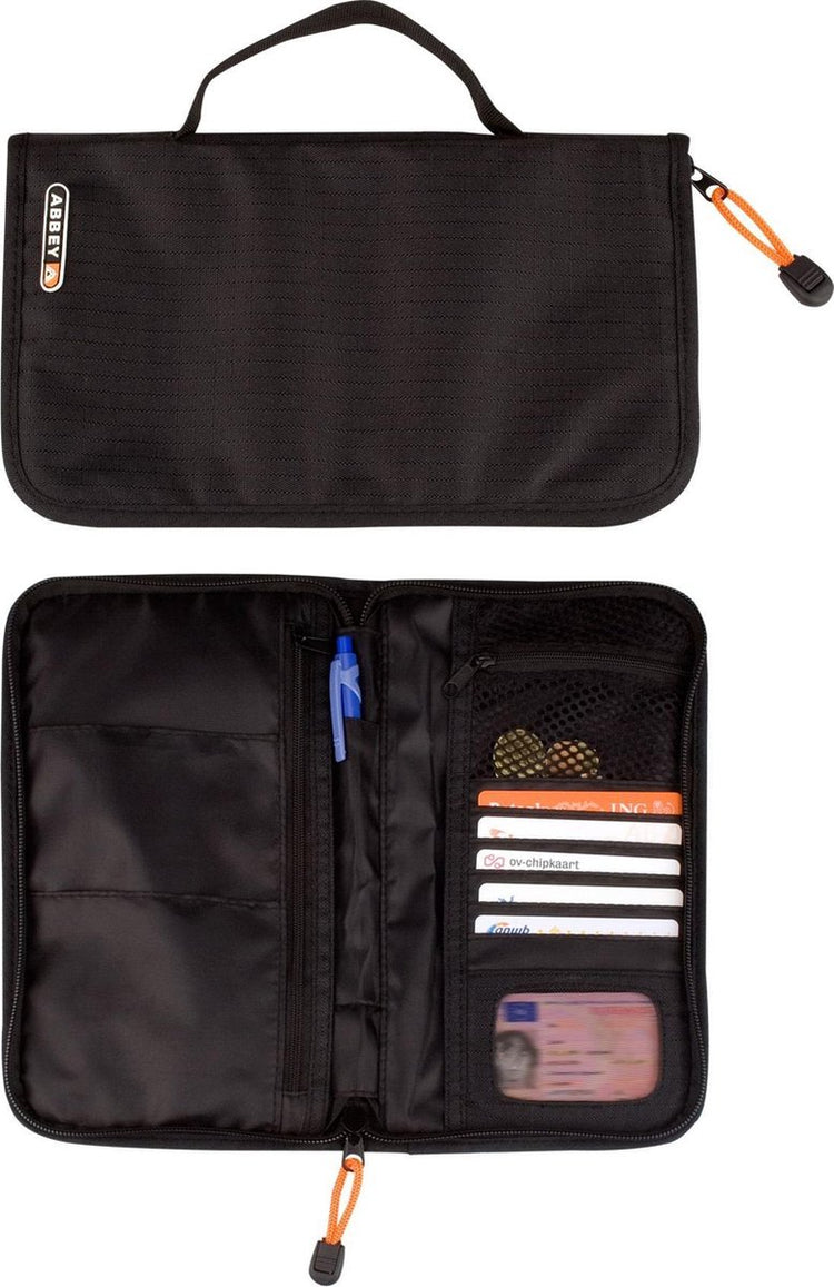 Sac d'accessoires Abbey Camp - organisateur de voyage - noir - env. 25x14x2cm