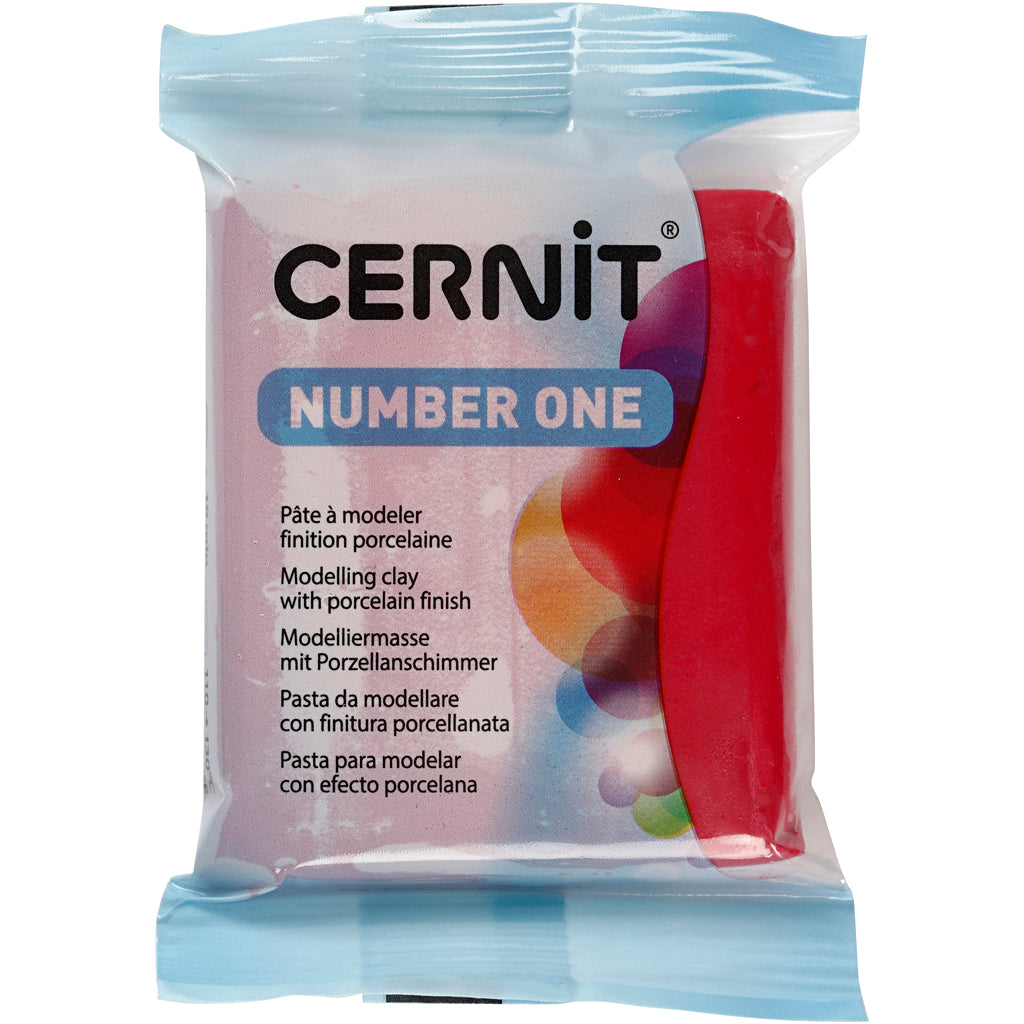 Creativ Company Cernit Mountting Klei Carmine Red, 56 grammes