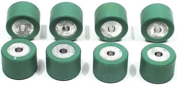Jeu de noyaux de rouleaux de poids variateur Polini 28x20 mm, 28,2 gr, 8 pcs.
