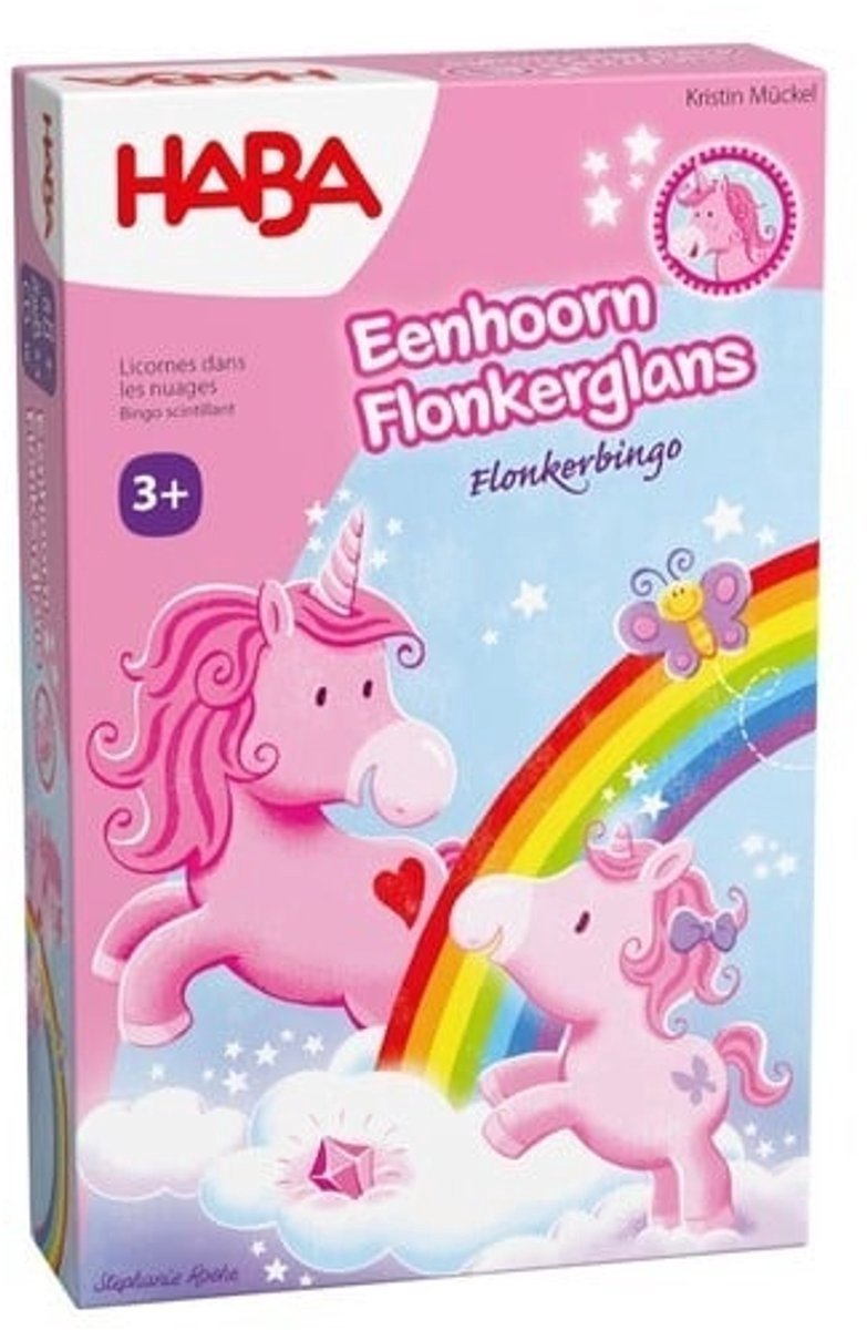 Haba - - éclat de paillettes de licorne - bingo à paillettes