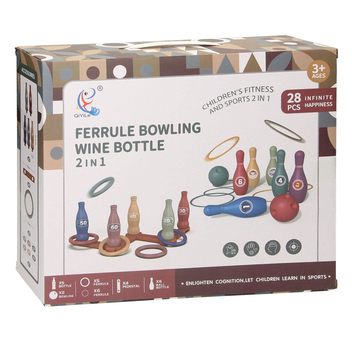 Ring Throw Bowling Game 2in1