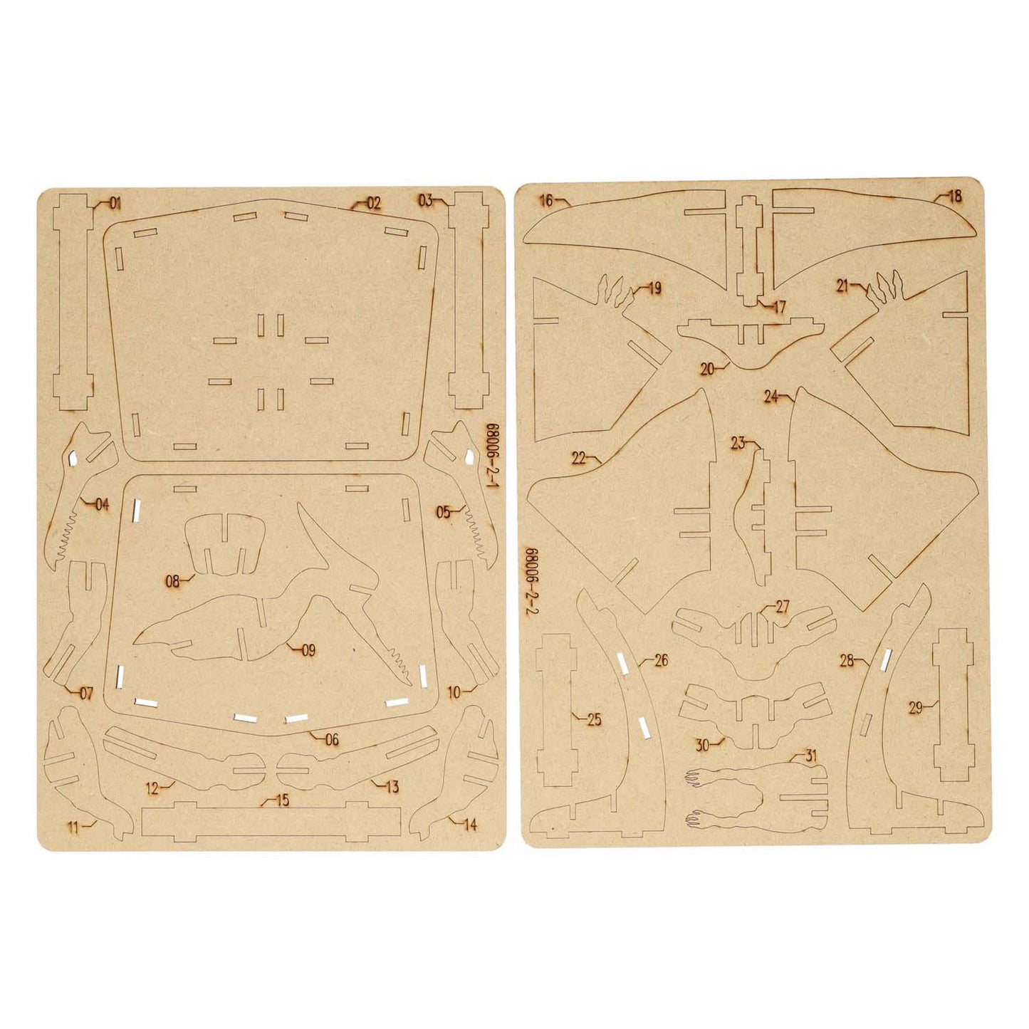 Kit de construction en bois dinosaure ptérosaure 3D