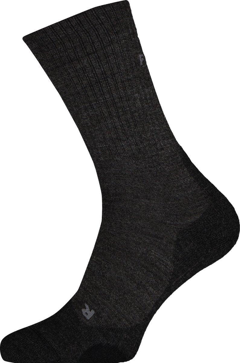 Falke tk2 laine anti-ampoules laine épaisse matériau fonctionnel chaussettes de marche femme gris - taille 39-40