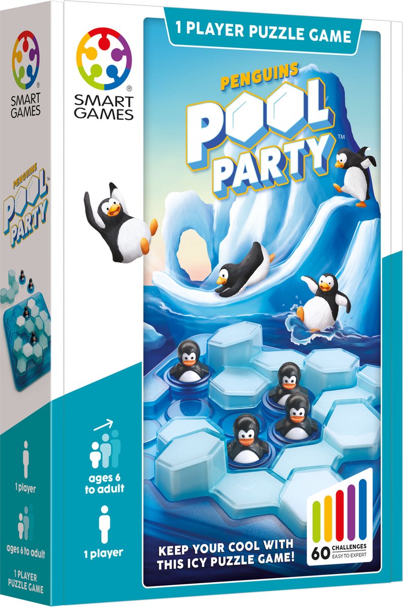 SmartGames Penguins Pool Party - Jeu de réflexion