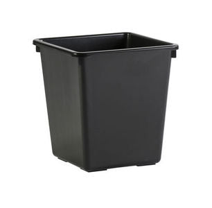 Corbeille à papier noir 34x34x36 (27 litres)