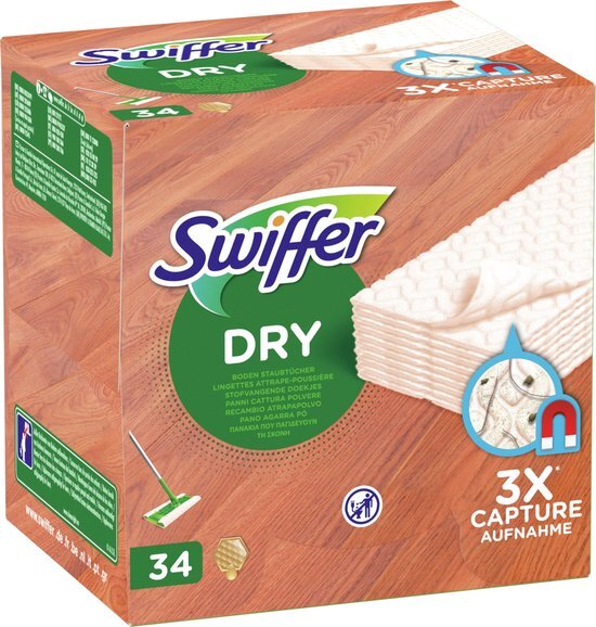 Tissus de sol Swiffer Swiffer Floors en bois parquet stratifié 34 pièces