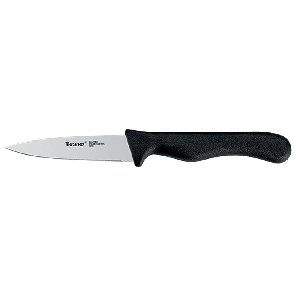 Metaltex Metaltex Basic Line Kitchen Couteau 21,5 cm en acier inoxydable noir
