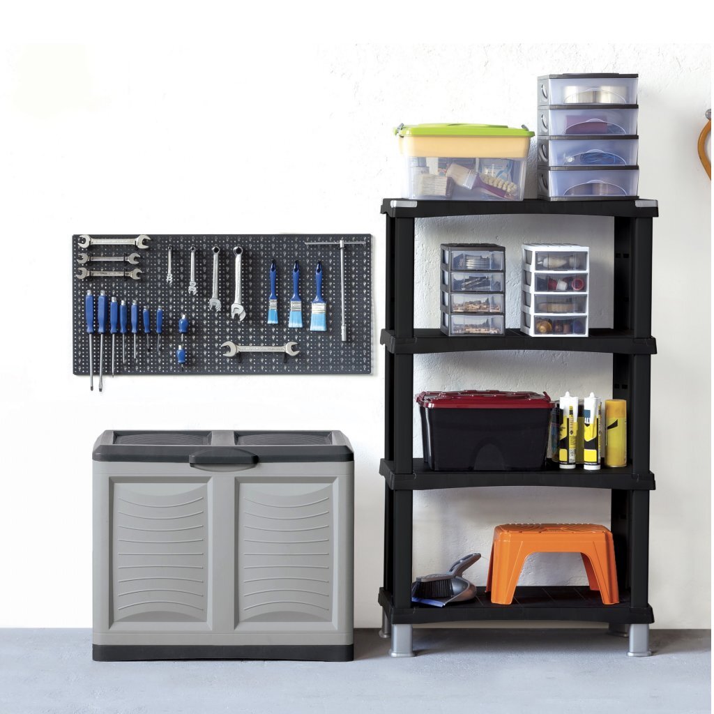 Bama Mettitto Container 200L 78x45x64 cm anthracite gris