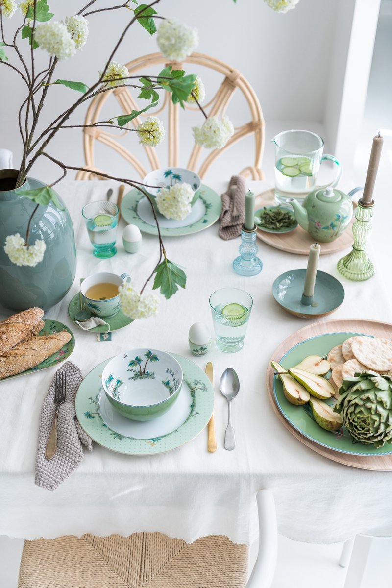 Pip studio - vase - vert - métal - 25x32cm