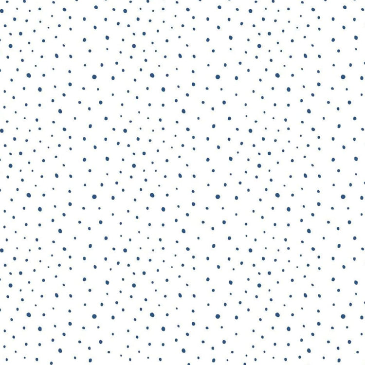 Mur nord Noordwand fond d'écran bébé confettis dots beige bleu blanc