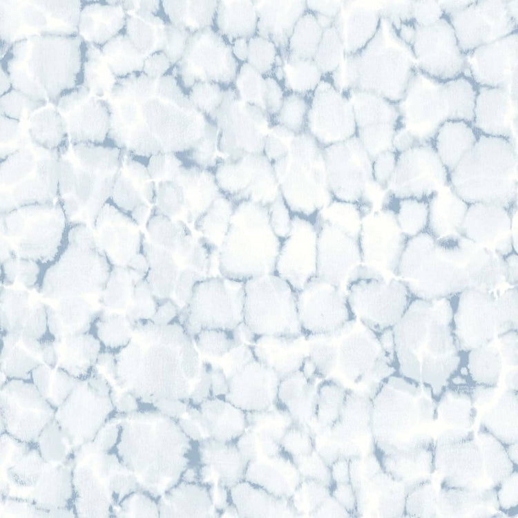 NOORDWAND NOORDWAND Fond d'écran Aquarelles à feuilles persistantes blanches et bleues