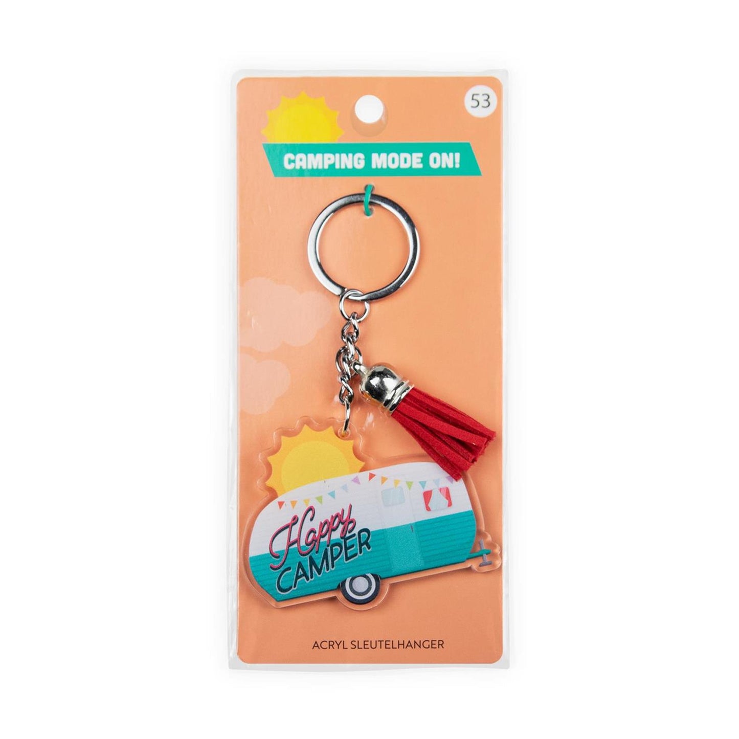 Porte-clés Paperdreams - campeur heureux