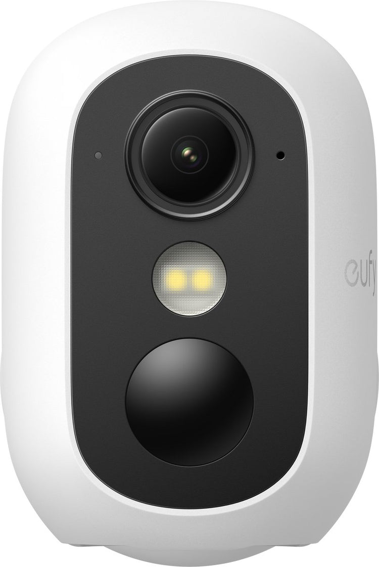 Eufy security cam c35 - blanc - caméra de sécurité sans fil - pour extérieur et intérieur - montage magnétique - vision nocturne couleur - stockage local - pas de frais mensuels - ip67 - reconnaissance faciale