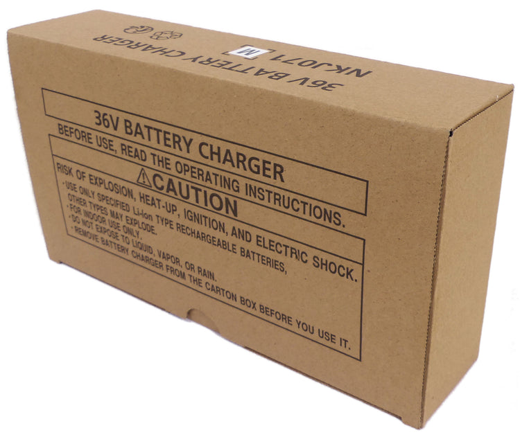 Chargeur de batterie de gazelle 36 volts 4 ampères noirs