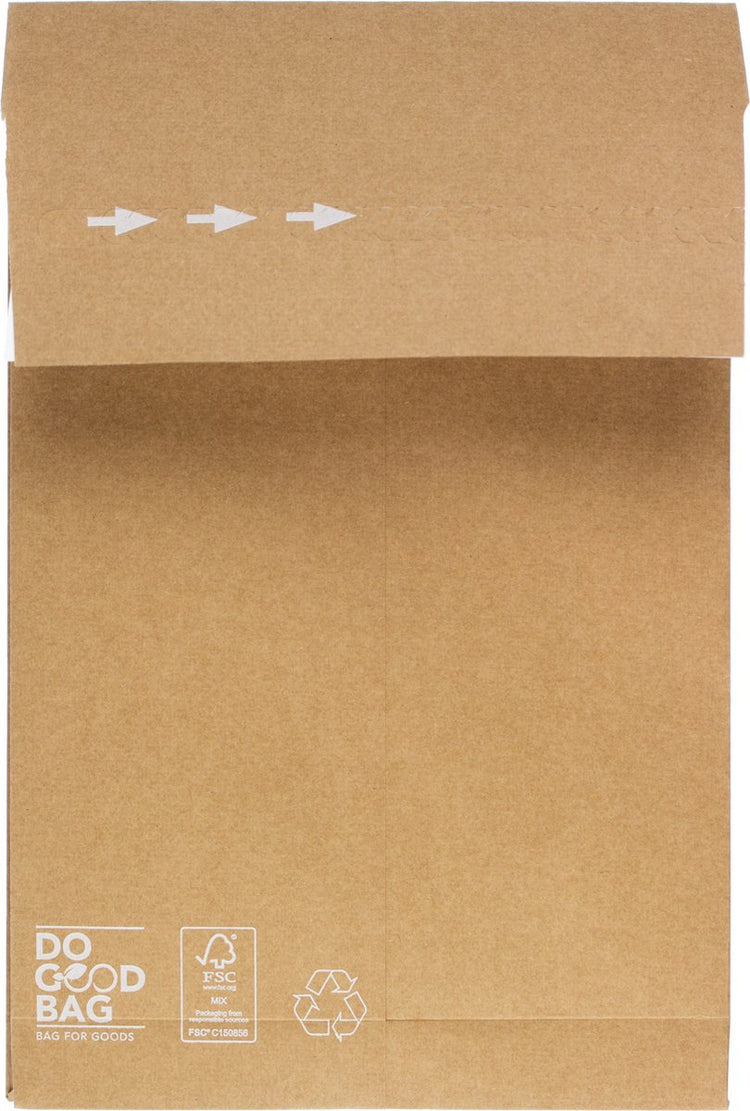 Sac d'échantillons de maison du conseil - 200x300x50mm - sac de bonne volonté - marron - 10 pièces - rd-309900-10