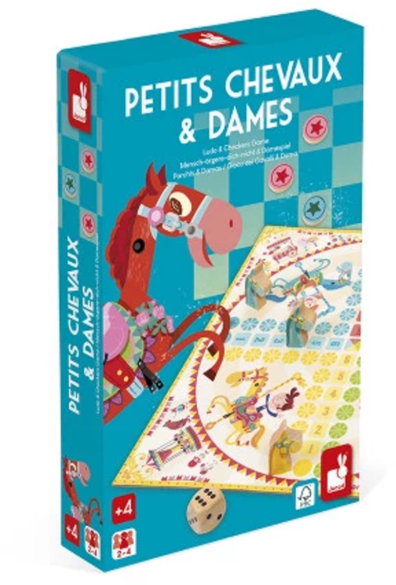 Janod - jeu - ludo et dames