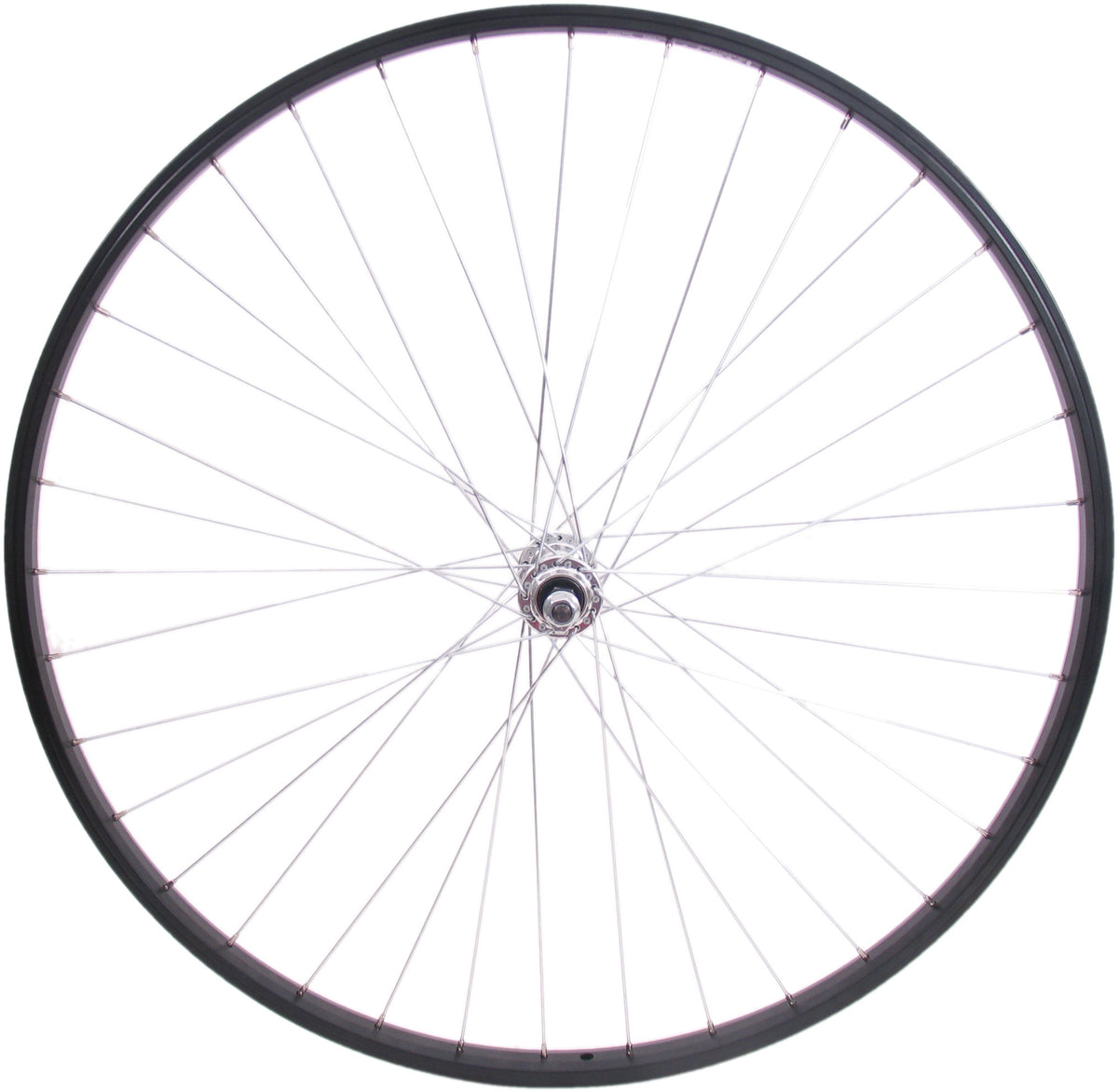 Roue avant 28 622 * 21C Hub en aluminium et jante noir