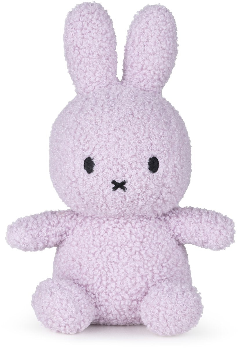 Bon ton toys Miffy - petite peluche écologique - lilas - 23 cm - 9